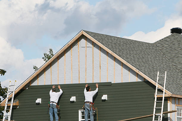 Professional Siding Replacement technician working in Edinburg, VA